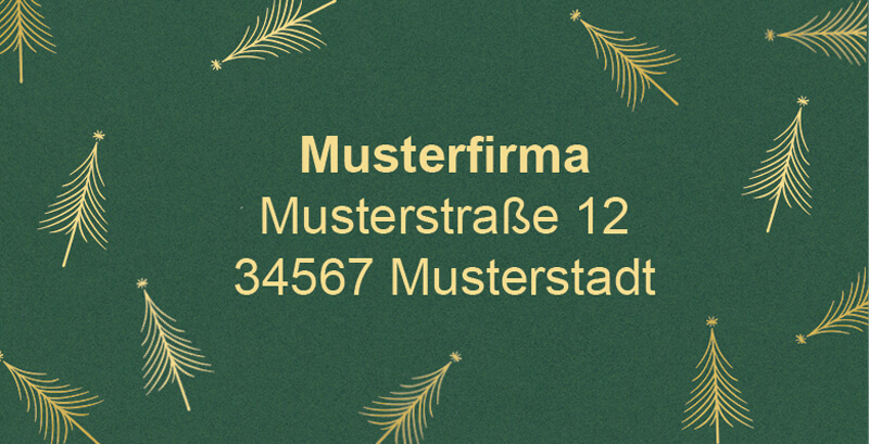 Absenderaufkleber 1323726