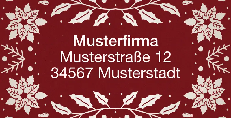 Absenderaufkleber 1324721