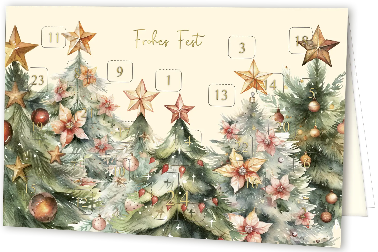 Adventskalenderkarte 4312