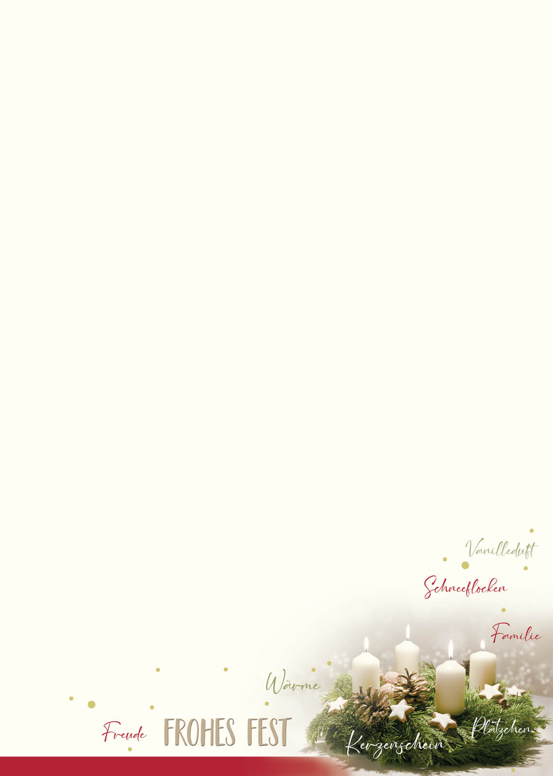 Weihnachtsbrief Avantgarde 1323205 