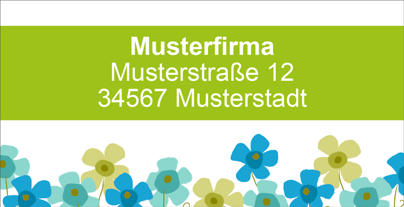 Absenderaufkleber 1323719