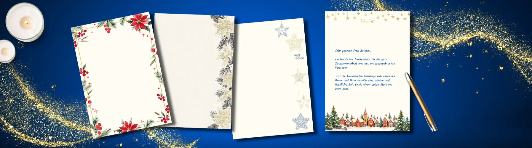 Weihnachtsbriefe business