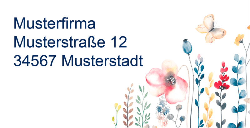 Absenderaufkleber 1323717