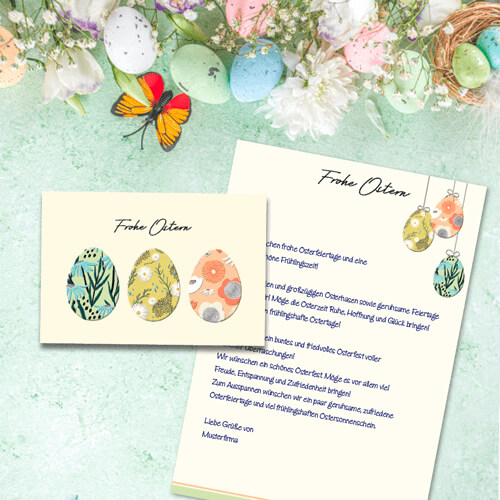 Osterbriefe und Osterkarten für Firmenkunden