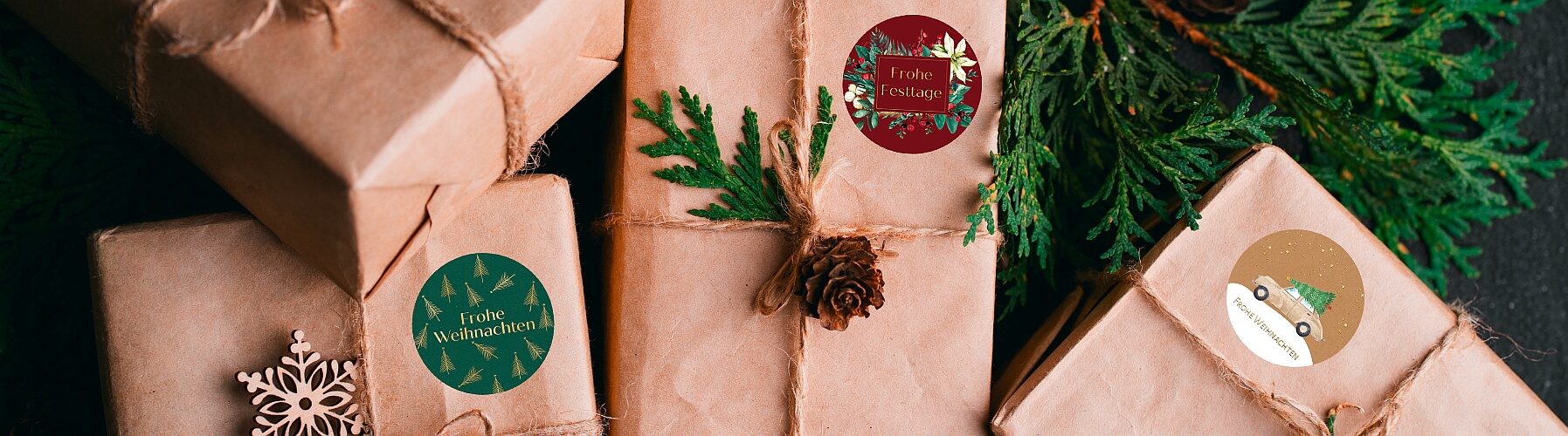 Sticker & Aufkleber » für Weihnachtsgrüße oder Glückwünsche