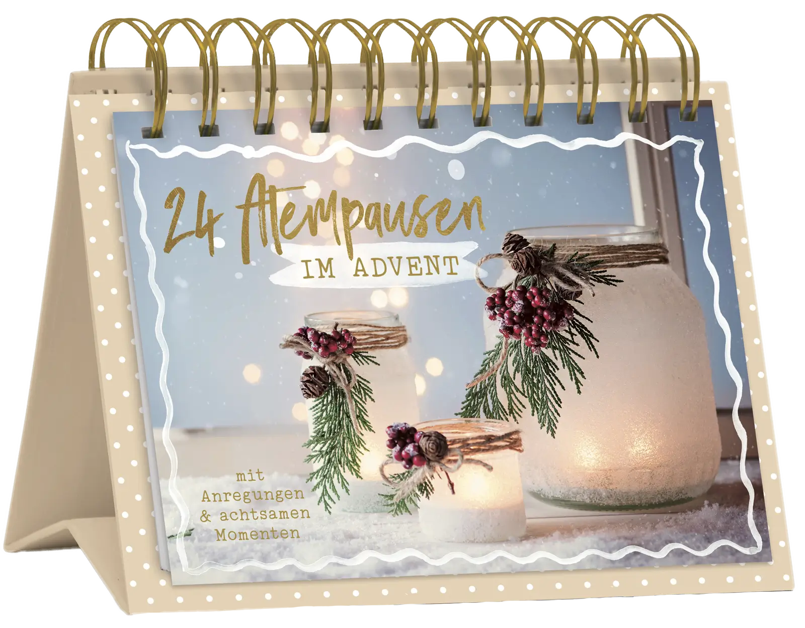 Tisch-Adventskalender 15579 "24 Atempausen im Advent"