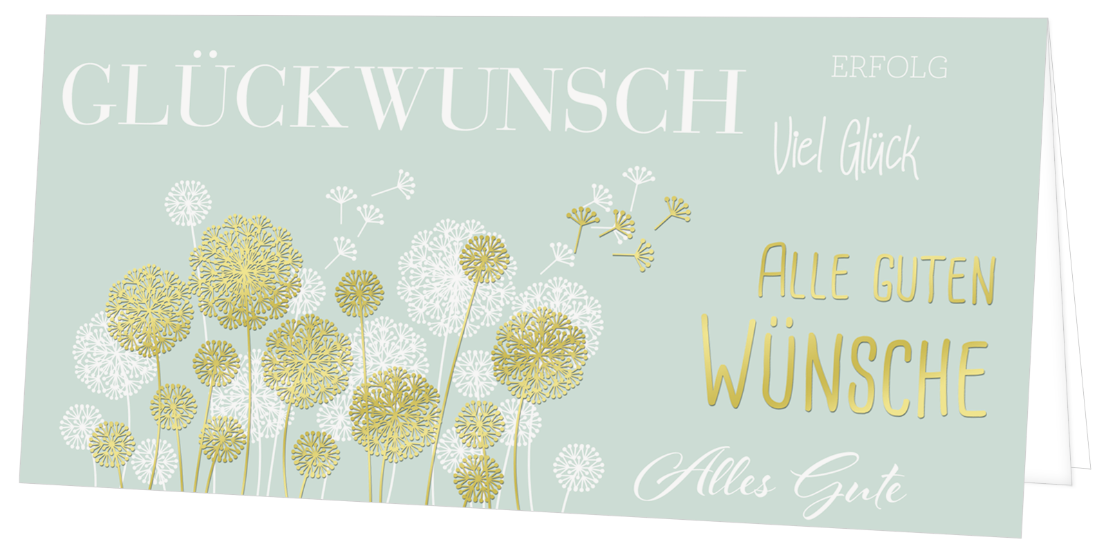 Glückwunschkarte 1716