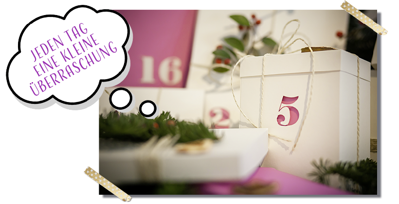 Adventskalender-Karten mit 24 Türchen zum öffnen