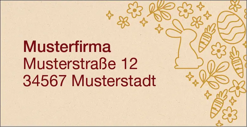 Absenderaufkleber 1325718