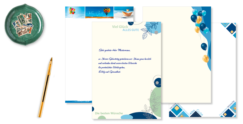 Glückwunschbriefe &amp; Grußbriefe



