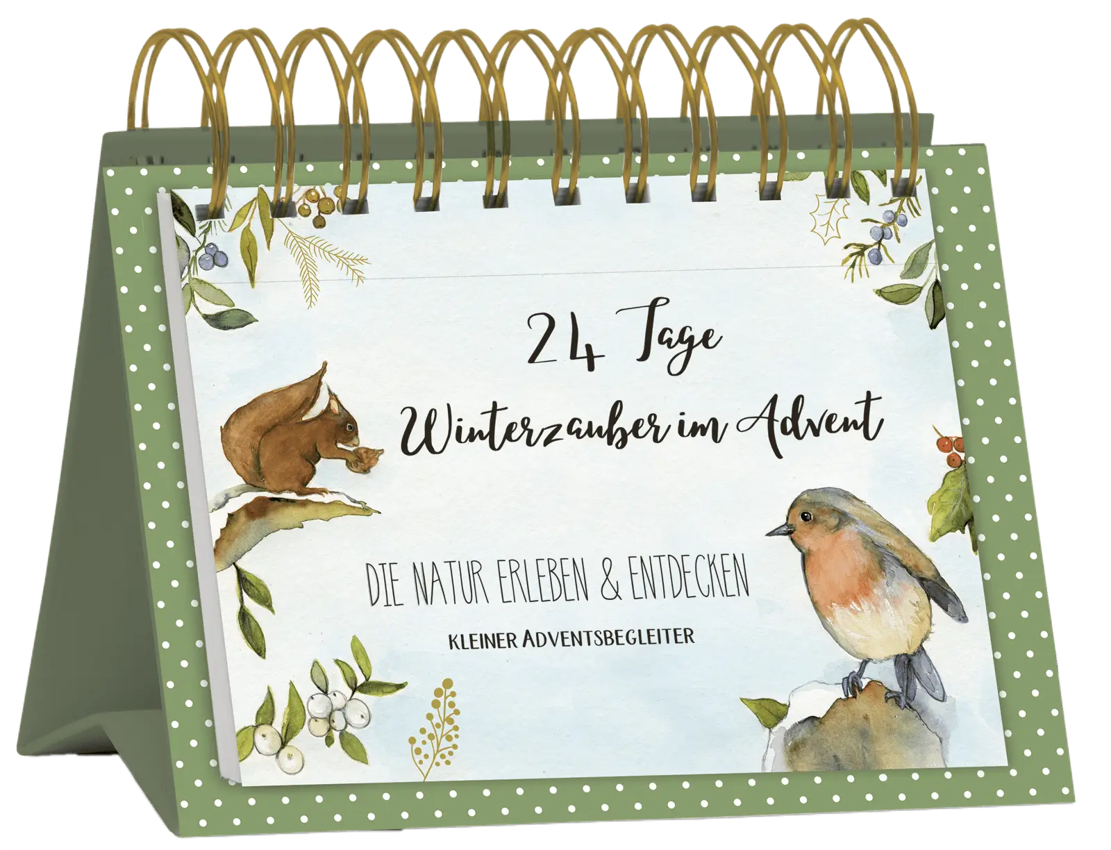 Tisch-Adventskalender 15572 "24 Tage Winterzauber im Advent"