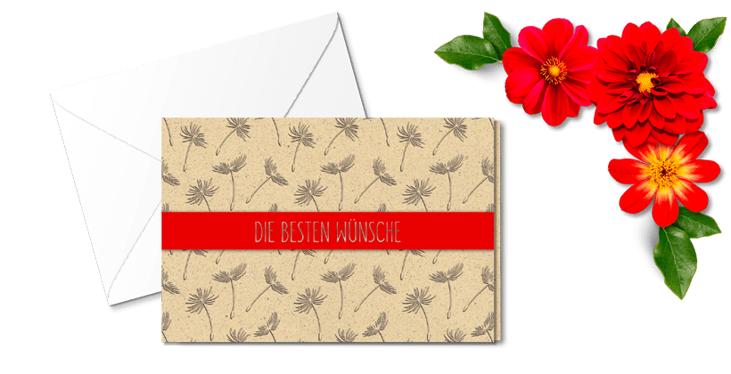 Glückwunschkarten für Firmenkunden