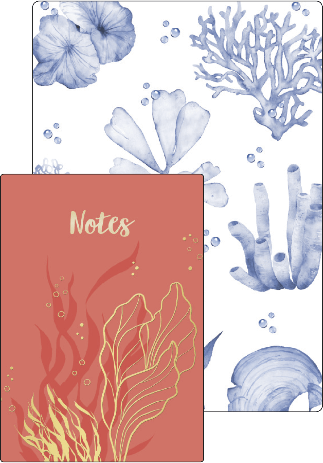 Notizheft-Set Maritim, vegan 452023