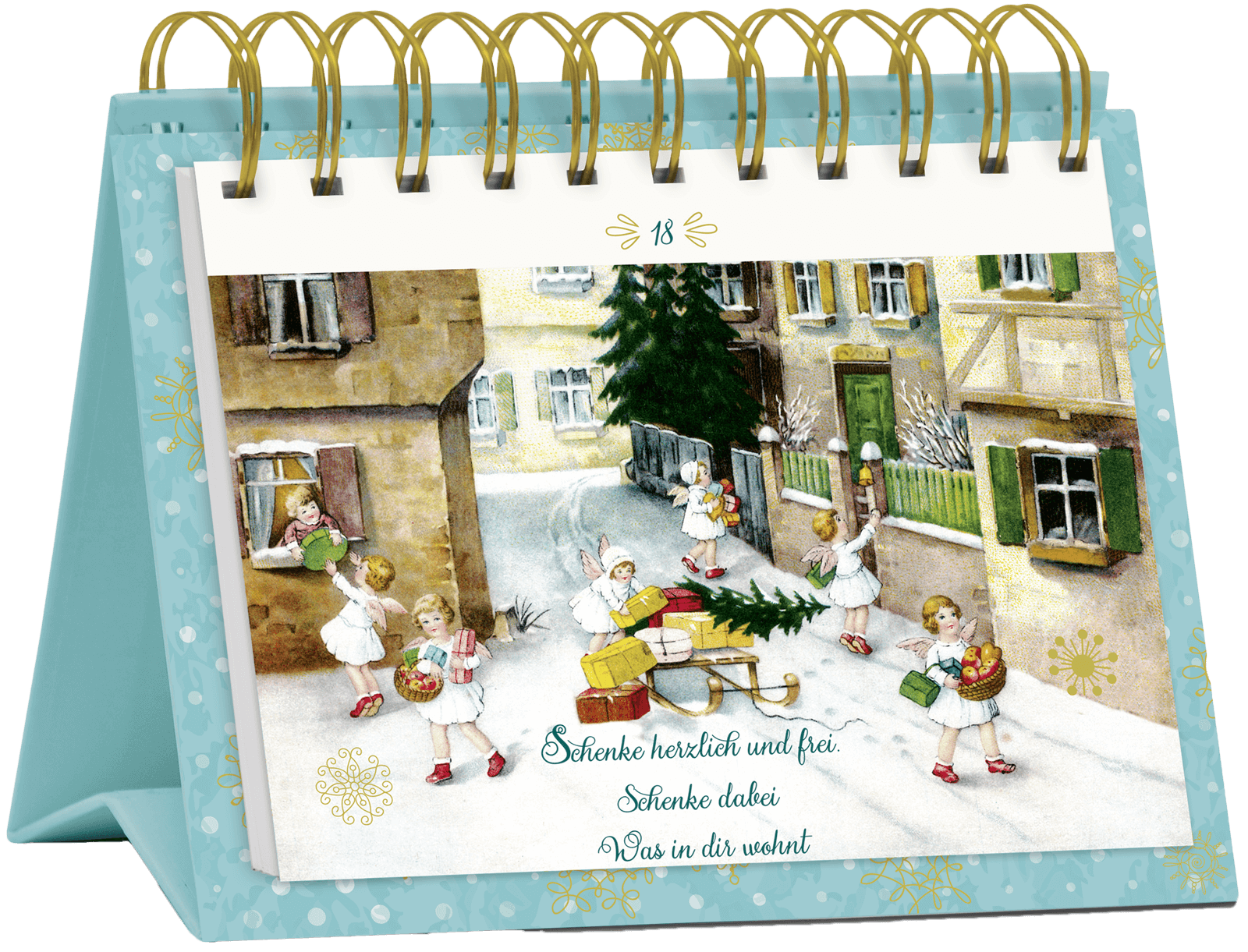 Tisch-Adventskalender "24 nostalgische Grüße", Art. 15568