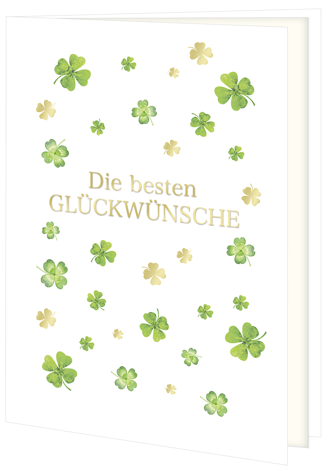 Gluckwunschkarte 1704 | 924 naturwei? nassklebend (inklusive) | Ohne ...