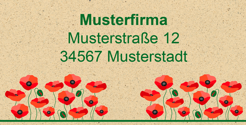 Absenderaufkleber 1323718