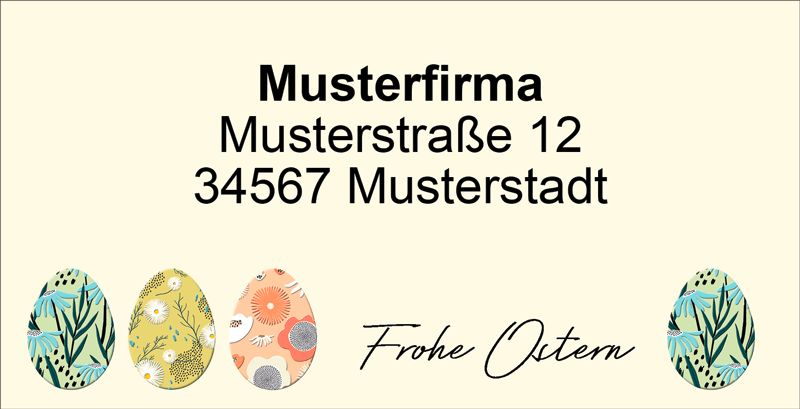Absenderaufkleber 1323722