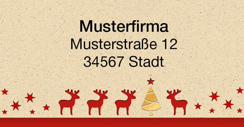 Absenderaufkleber 1325720